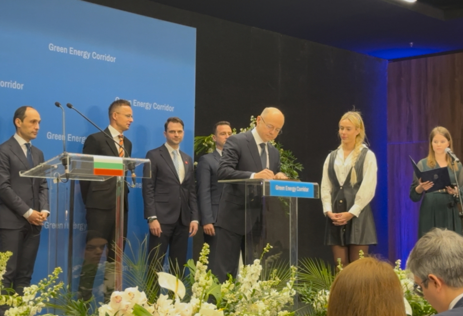 Azərbaycan, Gürcüstan, Macarıstan və Rumıniya Yaşıl Enerji Dəhlizi üzrə Birgə Məktub imzalayıb