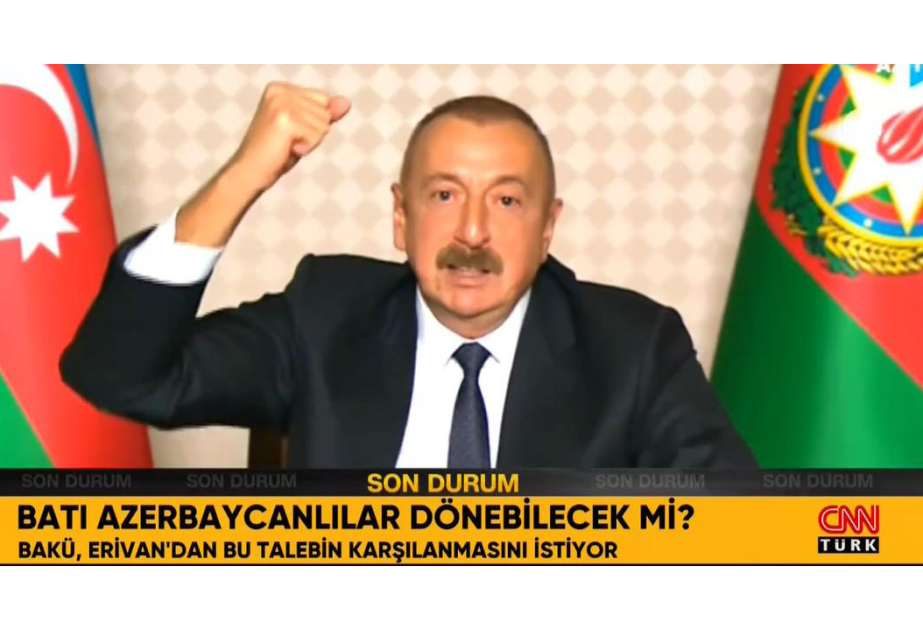 Телеканал CNN Türk подготовил репортаж на тему возвращения в Западный Азербайджан