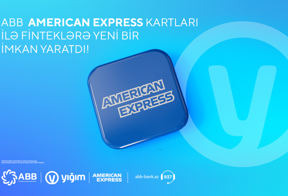 ®  ABB bizneslərin AMEX kartları ilə ödəniş imkanlarını genişləndirib!