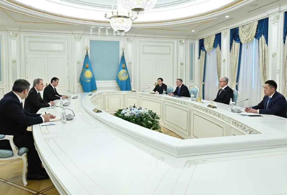 Президент Казахстана Касым-Жомарт Токаев принял министра иностранных дел Азербайджана