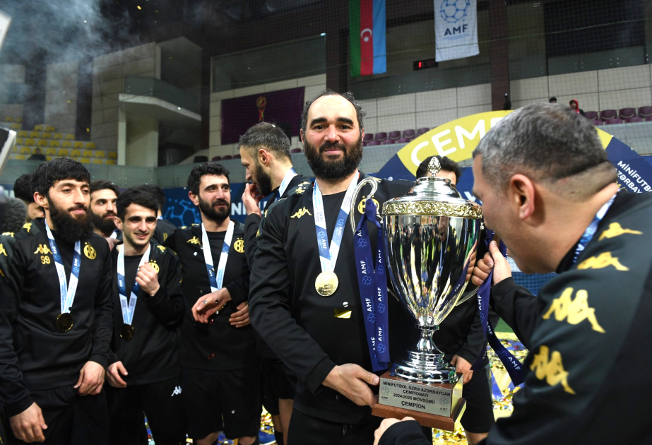 Minifutbol üzrə Azərbaycan çempionatında mükafatlandırma mərasimi keçirilib