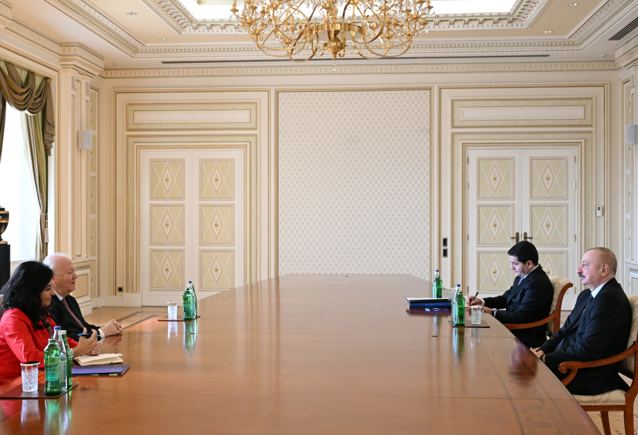 Le président azerbaïdjanais reçoit le Haut-Représentant de l’ONU pour l’Alliance des civilisations MIS A JOUR VIDEO