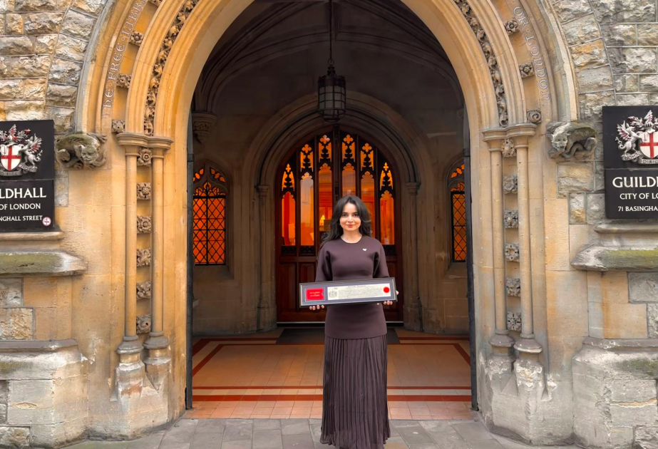 Наша соотечественница удостоена высокого почетного звания Лондона