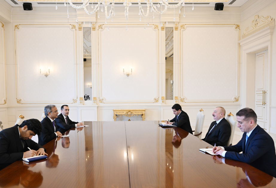 Präsident Ilham Aliyev empfängt Generalsekretär der Organisation für wirtschaftliche Zusammenarbeit AKTUALISIERT VİDEO
