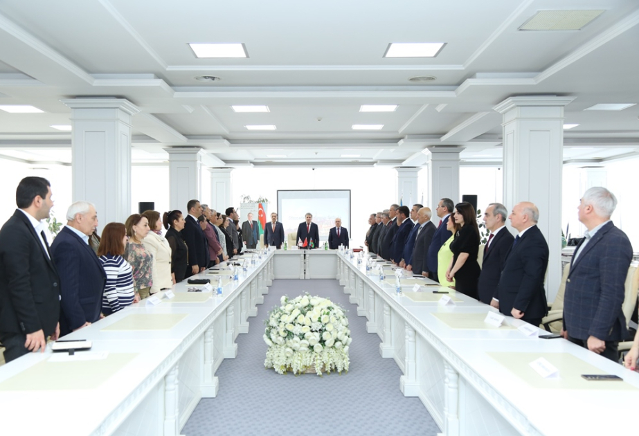 AMEA-da “İstiqlal marşı”nın qəbul olunmasının 104-cü ildönümü münasibətilə tədbir keçirilib