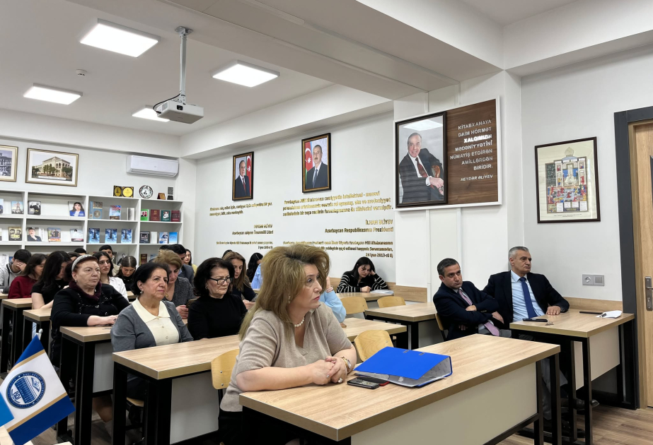 BDU-da “Respublika Dövlət Elmi Tibb Kitabxanasının fəaliyyət istiqamətləri” adlı seminar keçirilib
