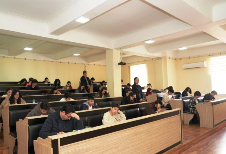 阿塞拜疆语言大学孔院2025年度第一场HSK及HSKK联考顺利举办