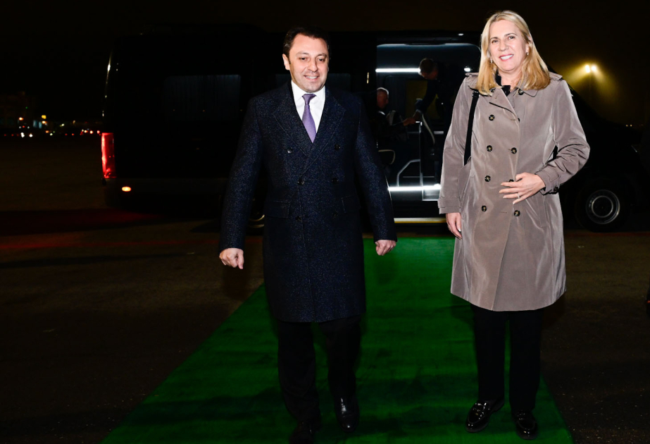 La Presidenta de la Presidencia de Bosnia y Herzegovina llega a Azerbaiyán