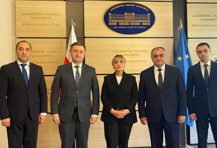 Ali Məhkəmənin Cinayət kollegiyasının sədri Gürcüstanda bir sıra görüşlər keçirib