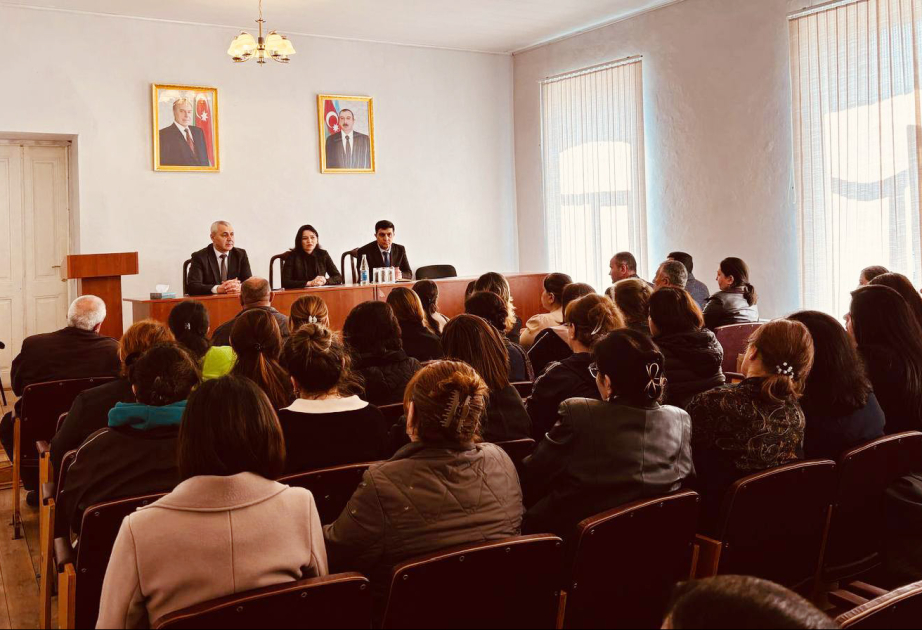 Şəki-Zaqatala bölgəsinin müəllimləri sertifikatlaşdırma prosesi ilə bağlı məlumatlandırılıblar
