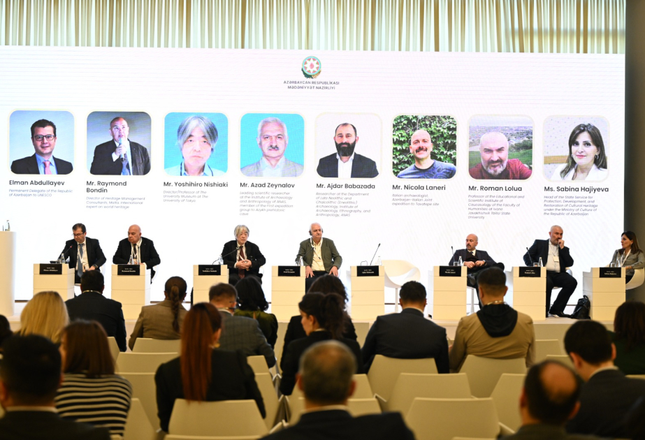 “Azərbaycanın qədim insan məskənləri dünya irsinin bir hissəsi kimi: təcili qorunmaya ehtiyac” mövzusunda panel iclas keçirilib