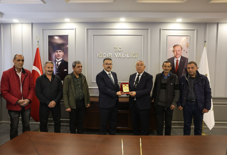 İğdır valisi Türkiyə-Azərbaycan əməkdaşlığının inkişafına töhfəsinə görə mükafatlandırılıb