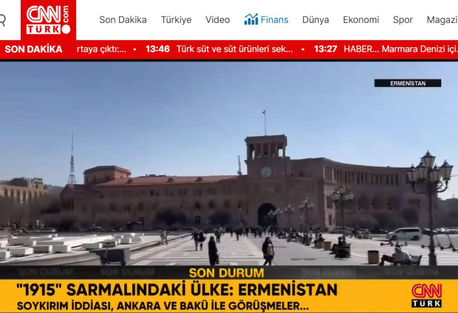 Телеканал CNN Türk: Блокированная Армения - слаборазвитая страна с сокращающимся населением