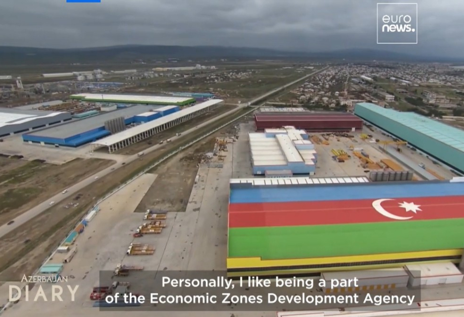 L’Euronews diffuse une vidéo sur les zones industrielles d’Azerbaïdjan