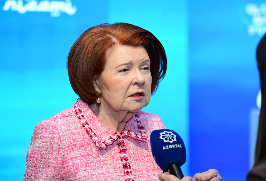 Vaira-Vike Freiberga: “Los debates del Foro Global de Bakú son vitales para el desarrollo del mundo”