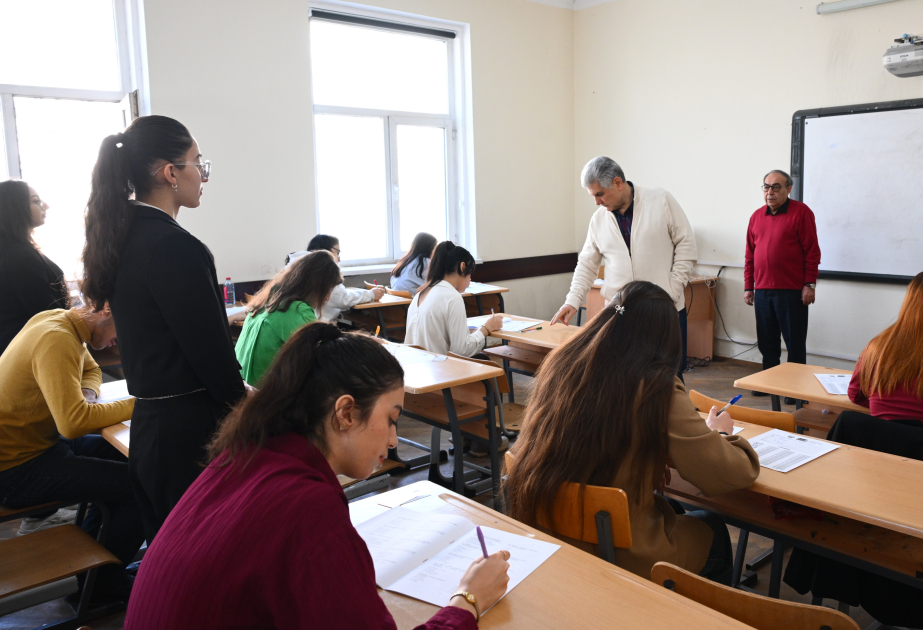 “Pedaqoji Universitetin Gələcək Təhsil Liderləri” müsabiqəsinin birinci mərhələsi üzrə test imtahanları olub