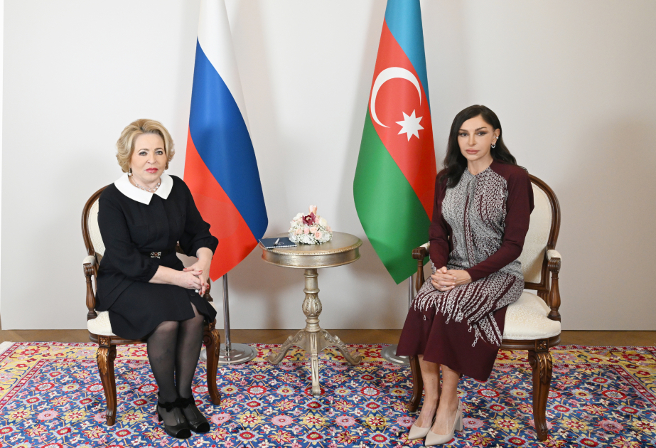 Azerbaijan’s First Vice-President Mehriban Aliyeva met with Chairwoman of Russia’s Federation Council VIDEO