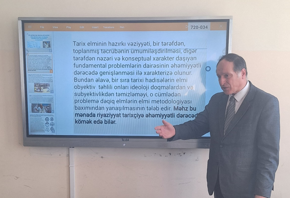“Tarix elmində riyazi metodlardan istifadənin elmi xüsusiyyətləri və əhəmiyyəti” - seminar