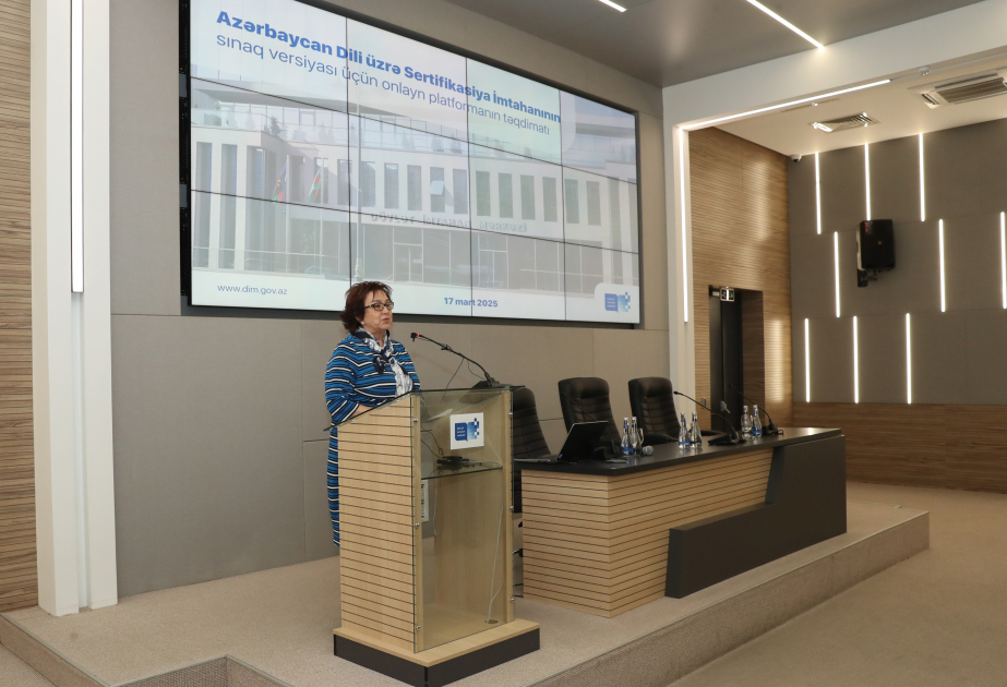 Azərbaycan dili üzrə sertifikasiya imtahanının sınaq versiyası üçün onlayn platforma istifadəyə verilib