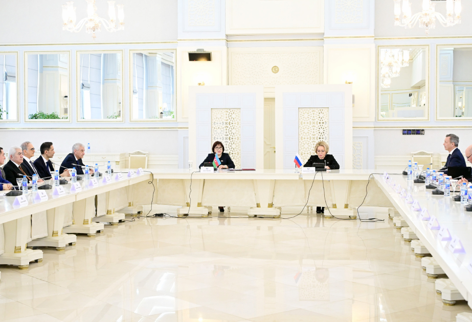 Проведено очередное заседание Комиссии по межпарламентскому сотрудничеству Милли Меджлиса Азербайджана и Федерального Собрания РФ