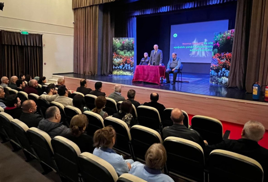 Novruz mərasimlərində yanğın təhlükəsizliyinə dair maarifləndirmə tədbirləri keçirilib