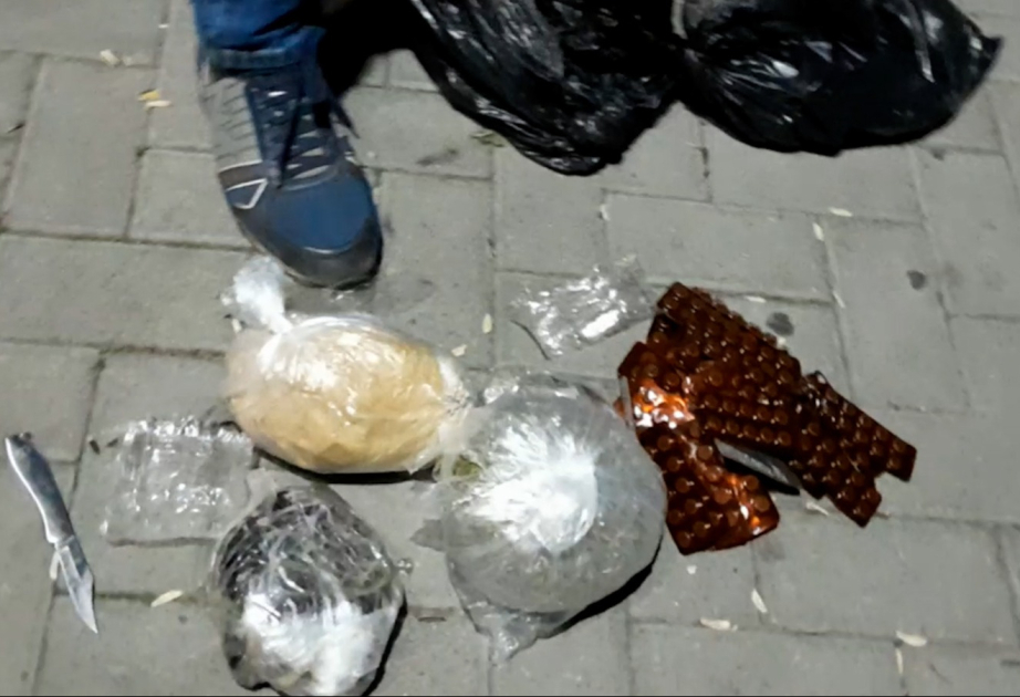 Bakıda narkoşəbəkə üzvü saxlanılıb VİDEO