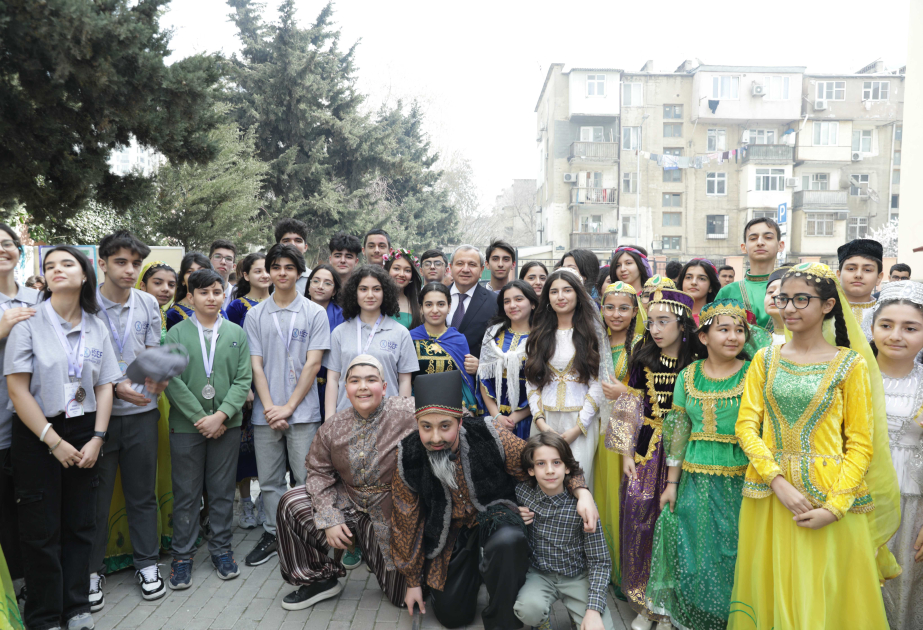 “Gənc istedadlar” liseyində Novruz şənliyi