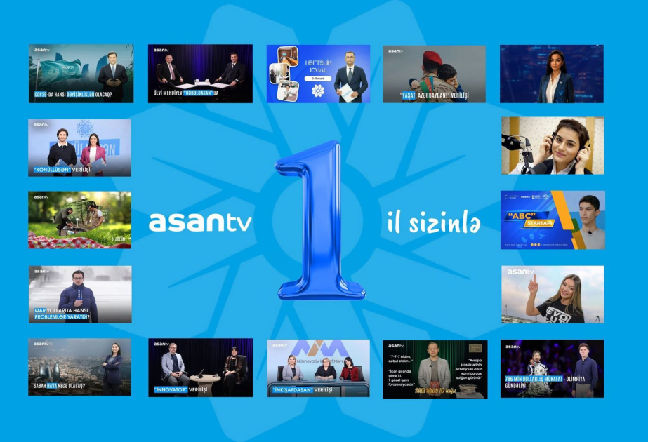 “ASAN TV” bir yaşını qeyd edir