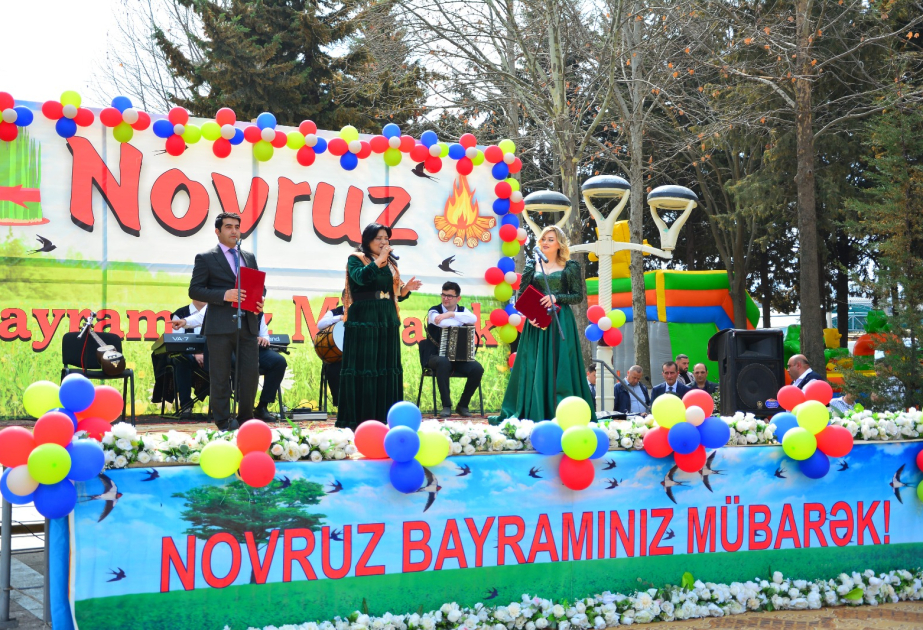 Ağstafa və Daşkəsəndə Novruzun gəlişi təntənə ilə qeyd olunur