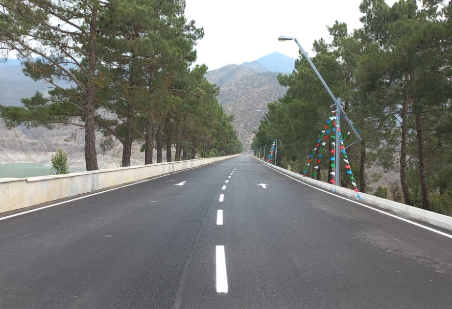 Sərsəng su anbarından Ağdərənin Umudlu kəndinə çəkilən avtomobil yolu turizmin inkişafına da töhfə verəcək VİDEO