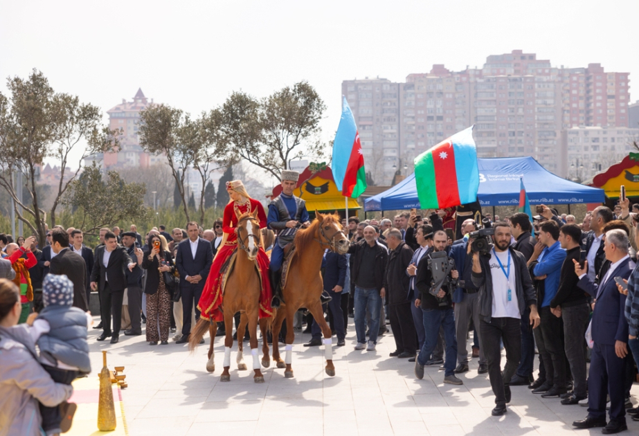 Bakıda yeni parkda Novruz şənliyi təşkil edilib