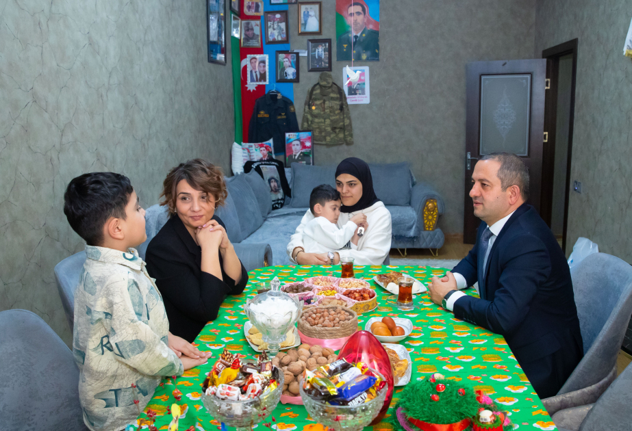 Vətən müharibəsi şəhidi Şakir Cəmillinin ailəsi ziyarət edilib