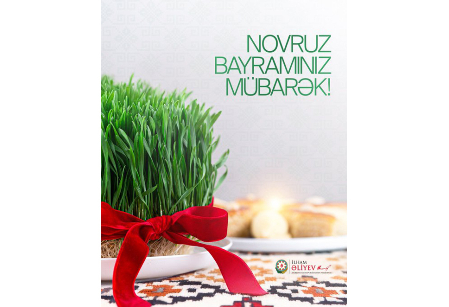 Le président Ilham Aliyev fait une publication à l’occasion de la fête de Novrouz