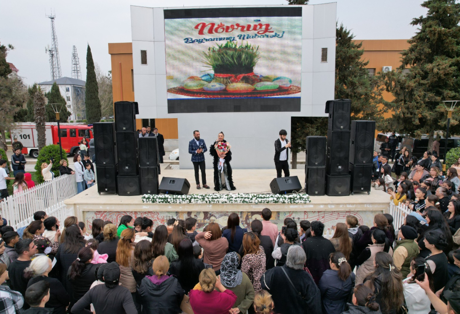 Yevlaxda Novruz bayramı münasibətilə konsert təşkil olunub