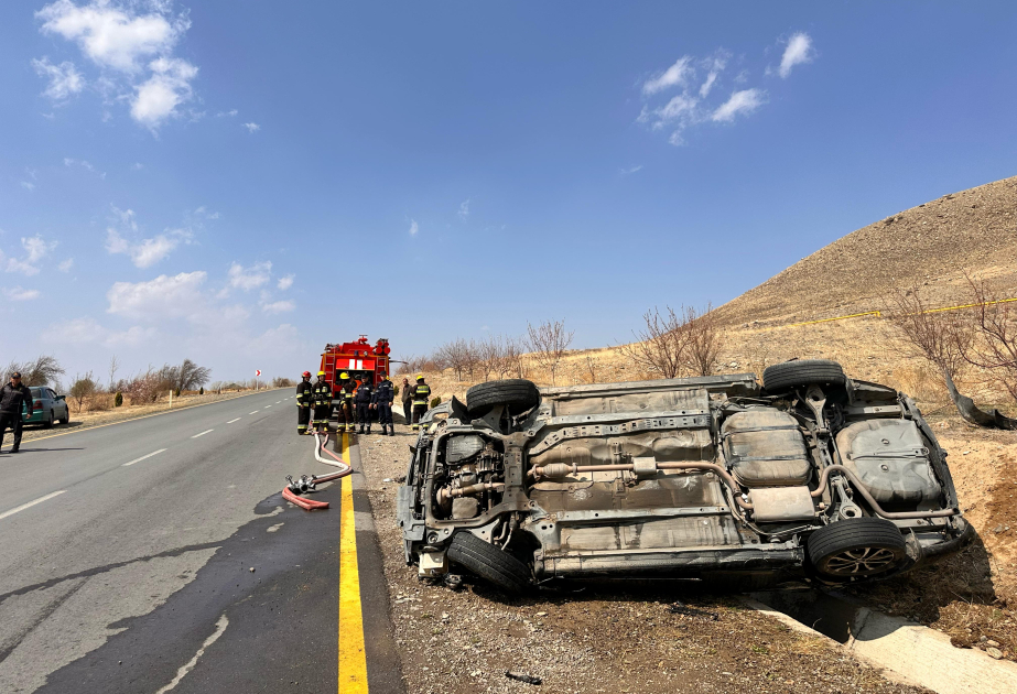 Ordubadda ağır yol qəzası olub, 4 nəfər xəsarət alıb