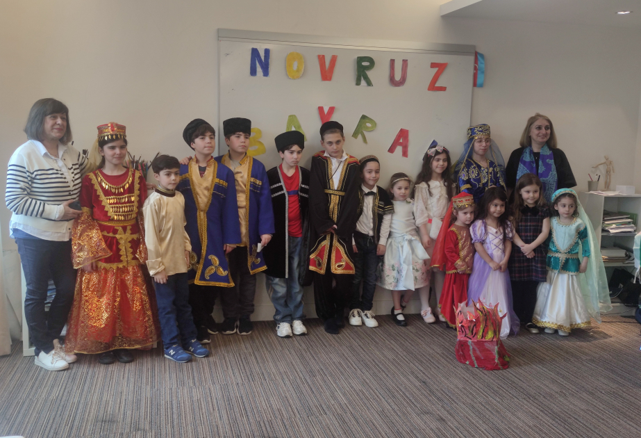 Parisdə “Natəvan” məktəbinin şagirdləri Novruz bayramını qeyd ediblər VİDEO