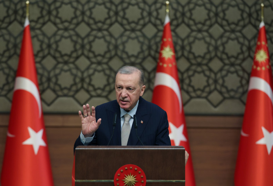 Rəcəb Tayyib Ərdoğan: Türkiyə Avropa, Asiya və Yaxın Şərq arasında ticarət dəhlizlərinin inkişafına səy göstərir