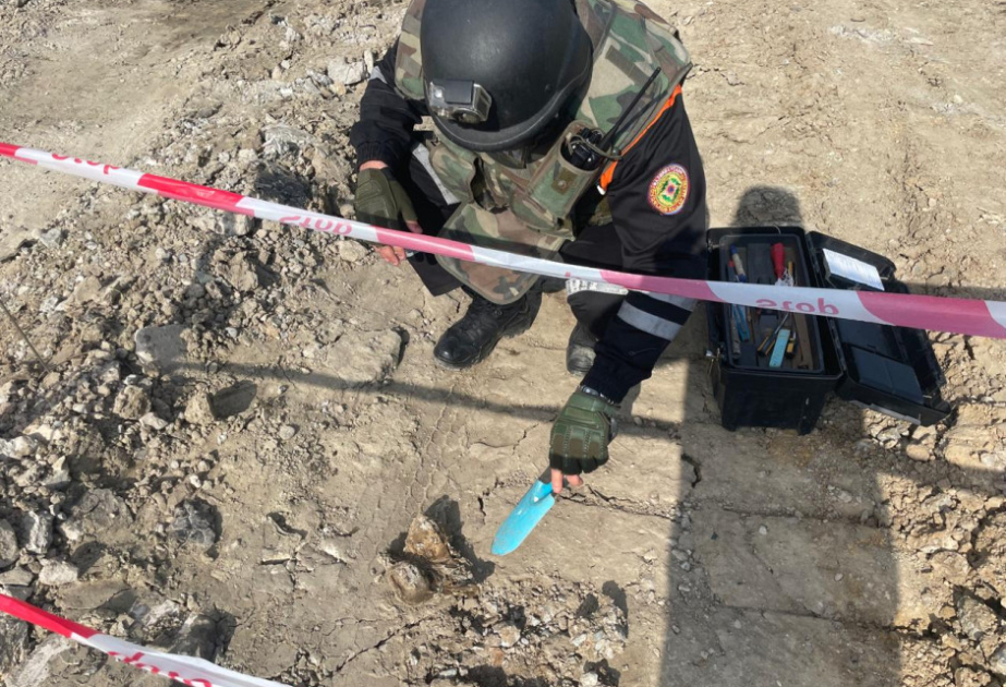 Bakının Xətai rayonunda hərbi sursat aşkarlanıb