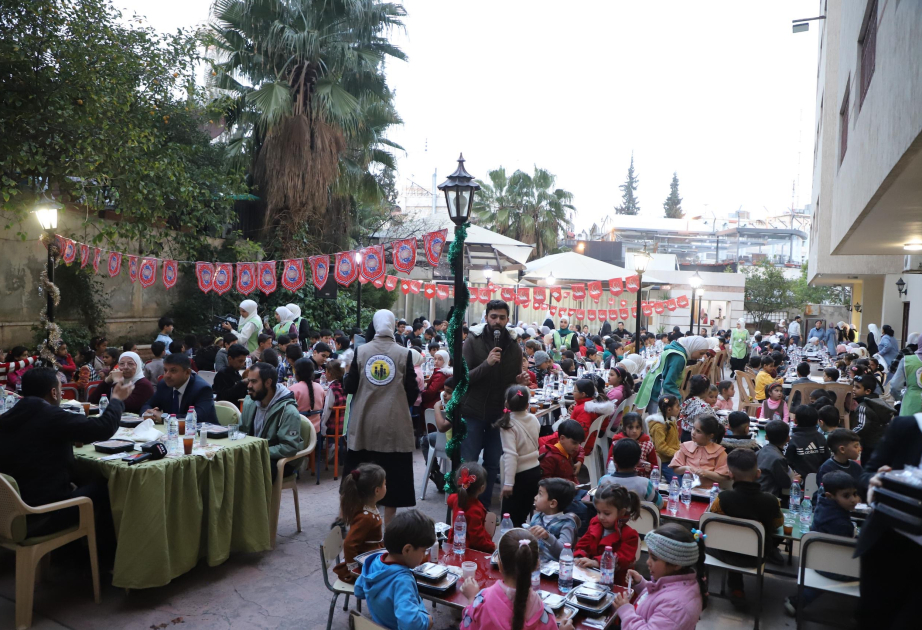 Azerbaijani Embassy in Syria organizes Iftar dinner for orphaned children in Damascus