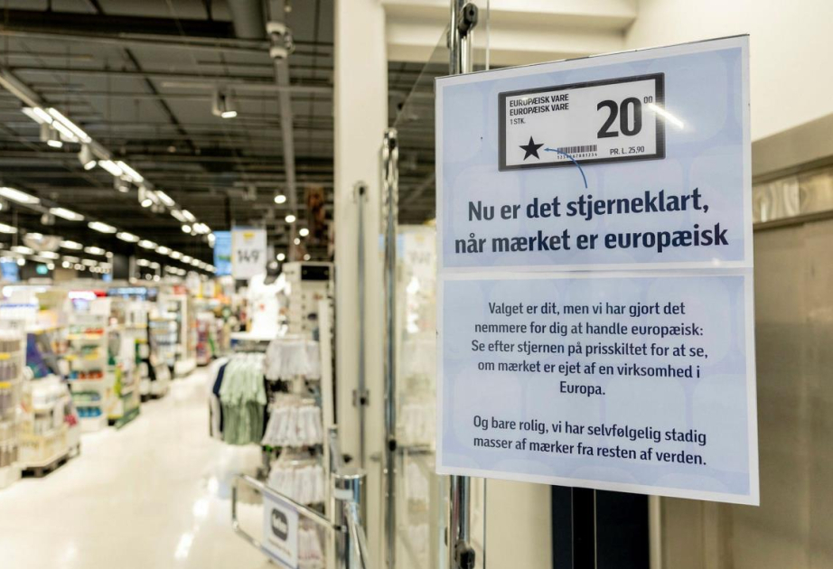 Датские магазины отмечают европейские товары на фоне бойкота США