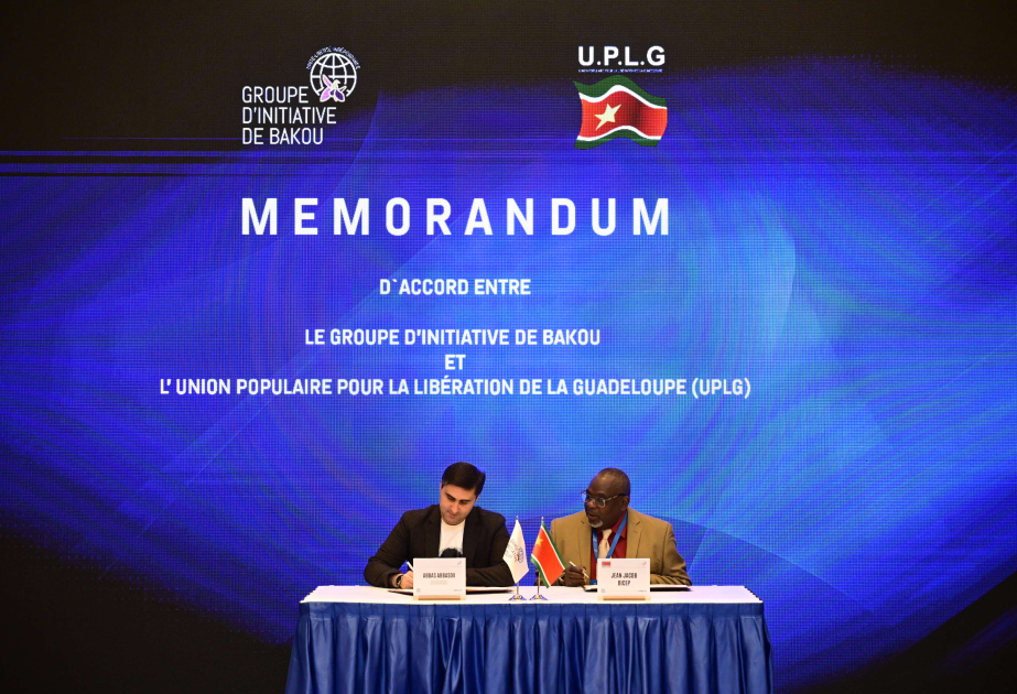 Un mémorandum de coopération stratégique signé entre le Groupe d’initiative de Bakou et l’Union populaire pour la liberté de la Guadeloupe