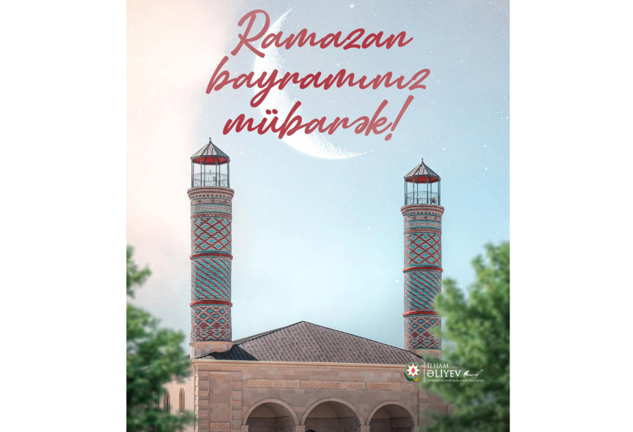 Le président Ilham Aliyev fait une publication à l’occasion de la fête de l’Aïd el-Fitr
