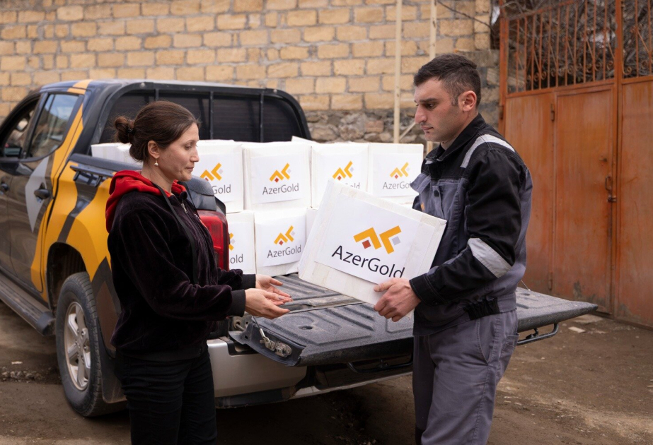 “AzerGold” Daşkəsən sakinlərinə Ramazan sovqatları təqdim edib