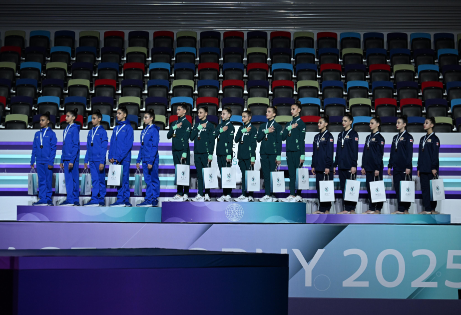 Azerbaijani rhythmic gymnasts rank 2nd at AGF Trophy in Baku