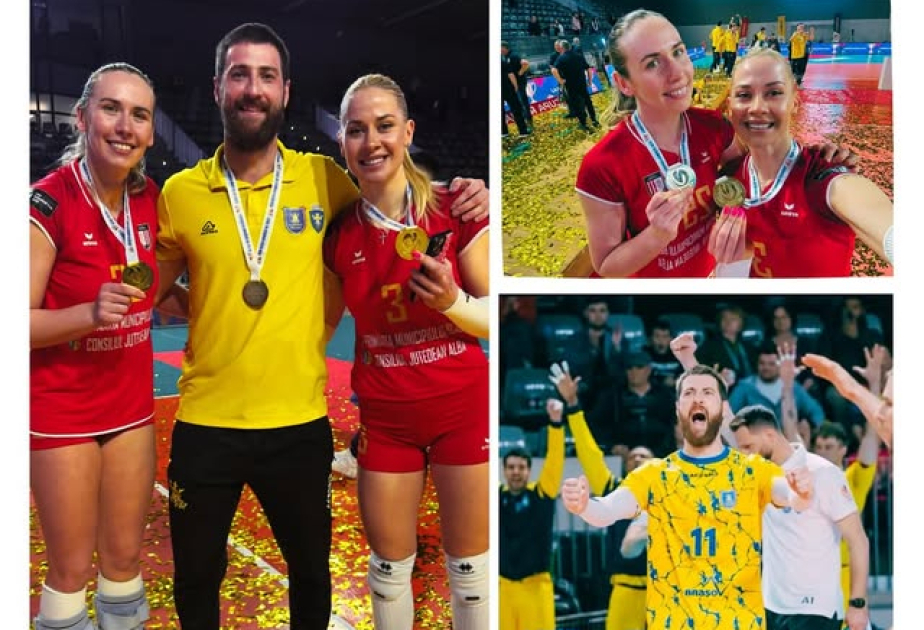 Azərbaycan millisinin voleybolçuları Rumıniya Kubokunun qalibi olublar