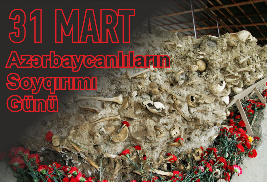 Bei Völkermord am 31. März 1918 in Baku und anderen Städten mehr als 50.000 Aserbaidschaner brutal getötet