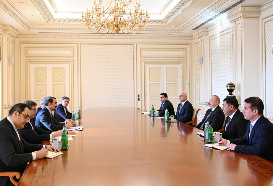 President of Azerbaijan Ilham Aliyev received Political Advisor to President of Iran VIDEO