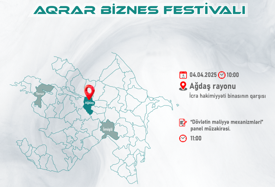 Ağdaşda “Dövlətin maliyyə mexanizmləri” mövzusunda panel müzakirələr keçiriləcək