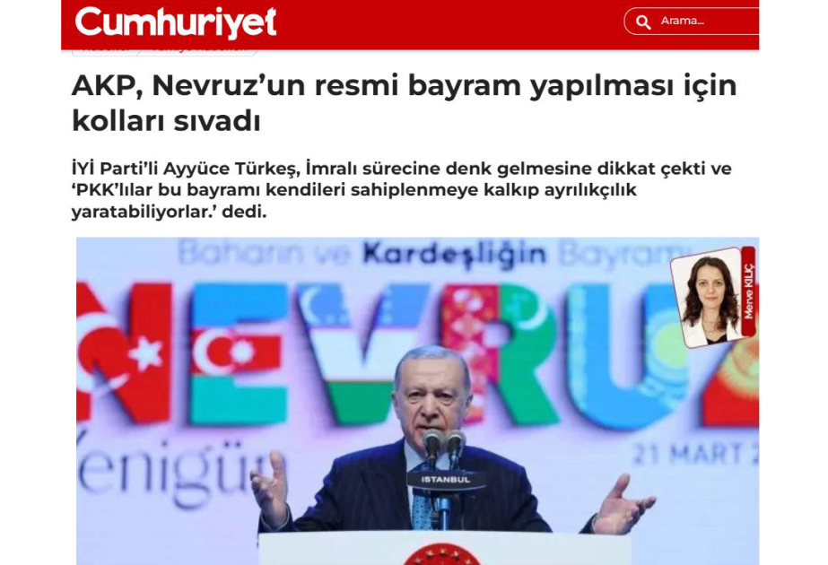 Cumhuriyet: В Турции разработают законопроект об объявлении Новруза официальным праздником