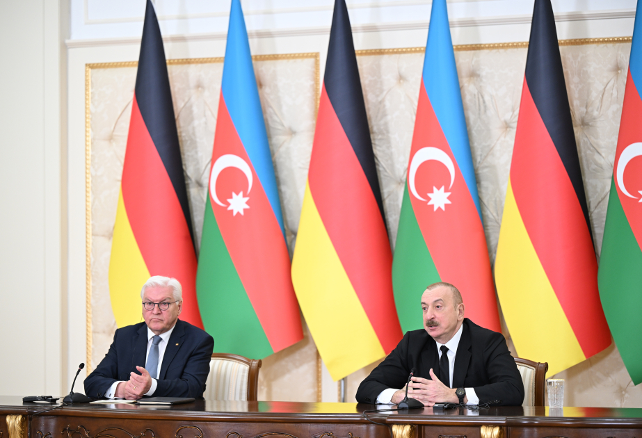 Präsident Ilham Aliyev informiert seinen deutschen Amtskollegen über Aserbaidschan-Armenien-Friedensprozess